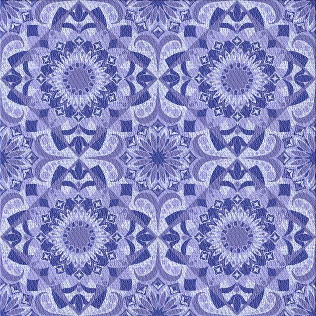 Ahgly Tapis d'Intérieur Lavable en Machine Carré Bleu Royal Transitionnel, 4 Pieds Carré