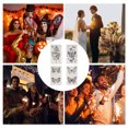 thumbnail image 5 of Unique Bargains 4 Pcs Realistic Fake Tattoos Butterfly Pattern Temporary Tatto for Adult Fluorescent Blue, 5 of 5