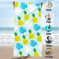 thumbnail image 4 of Microfiber Beach Towel Super Colorful Bath Towel Sandproof Beach Blanket Multi-Purpose Towel For Travel Swimming Pool 27x59 Inch, 4 of 7