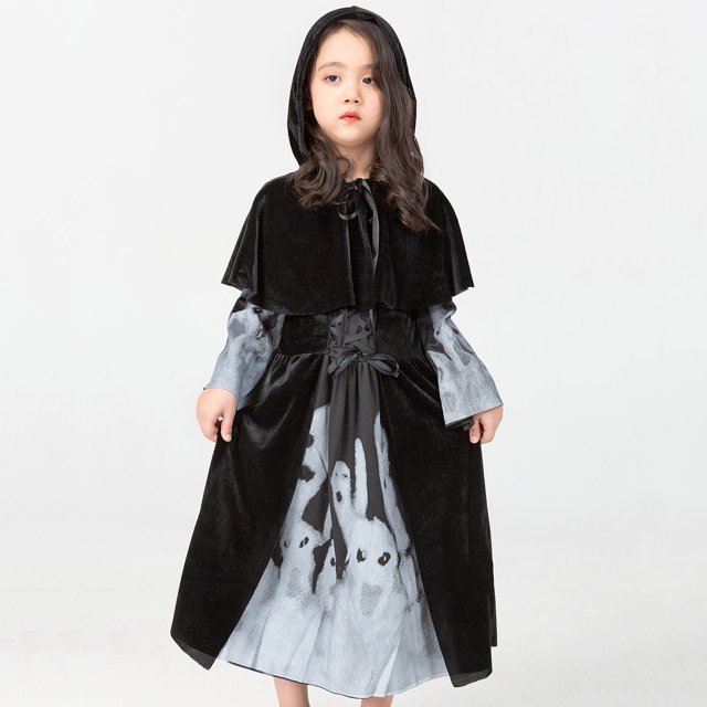 LOVZFMLL Robe en Mousseline pour Enfant d'Âge Moyen et Jeune, Robe d'Été à Bretelles Inclinées Type Camisole