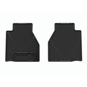 Weathertech Floor Mat W610 All-Weather; Direct-Fit; Deeply Sculpted Channels; Black; Thermoplastic Elastomer TPE; 2 Piece