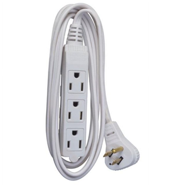 Master Electrician 03517ME Rallonge Blanche 16-3 - 6 Pi.