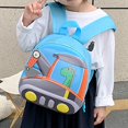 thumbnail image 3 of Toddler Backpack Cute Excavator Kids Cartoon Book Bag for Children Gift (Yellow), 3 of 9