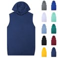 thumbnail image 1 of Yuyuzo Débardeur à Capuche Sans Manches pour Hommes, T-Shirts d'Entraînement, Course, Gym, T-Shirts à Capuche, 1 of 4