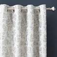 thumbnail image 3 of Hometrends Everly 84" Light Filtering Grommet Window Curtain Panel, Beige, 3 of 6