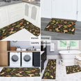 thumbnail image 4 of Sophisticated Set of 2 Red Mushroom Kitchen Rugs & Mats - Non-Slip, Cushioned - Ideal Boho Charm for Kitchen, Sink, Laundry, Bathroom - Unique Home Decor, Sizes 17x30 & 17x47 inches, 4 of 7