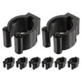 thumbnail image 1 of KAKOWELY Support de Canne à Pêche 8 Pcs Support Mural Pince de Queue Murale Support de Queue Murale 1.57"X1.1"X0.83 Pouces, 1 of 5