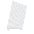 thumbnail image 2 of Elodie Pleated Temporary Shades Blinds Easy to Fit Install for Kitchen Polyester Fiber White 90x150cm, 2 of 8