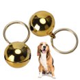 thumbnail image 4 of Pets Copper Bells, -plated Sturdy Pet Bells Corrosion-resistant  For Outdoor Golden,Silver, 4 of 8