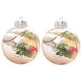thumbnail image 1 of 2Pcs Christmas Tree Ball Hollow Transparent Glitter Star Rattan Red Fruits Scene Layout Plastic  Party Decor  Ball Pendant Party Supplies, 1 of 8