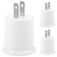 thumbnail image 1 of 3pcs Light Socket To Plug Adapter Outlet To E26/e27 Lamp Socket Holder Us Plug, 1 of 6