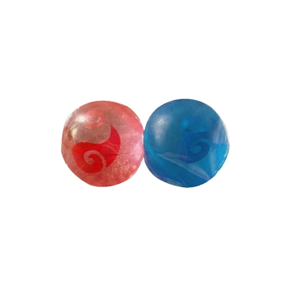 Orbe Démon à Presser + Perle d'Esprit, Jouet Anti-Stress Moelleux, Balle Molle Anti-Stress, Jouets Sensoriels de Concentration pour Soulager l'Anxiété chez les Adultes F