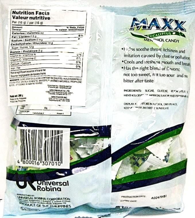 Maxx Friandise Eucalyptus - Menthe 200g