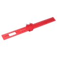 thumbnail image 3 of Aluminum Pocket Ruler Scribing Ruler Hole Punching Ruler Sliding Stop Durable Accurate Scale CNC Processes Ruler 30cm, 3 of 10