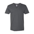 thumbnail image 1 of American Apparel Fine Jersey V-Neck Tee, 2XL, Asphalt, 1 of 3