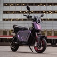 thumbnail image 2 of EMMO Maknak - Long Range Scooter Ebike - Step Thru - Removable 72V Lithium Battery - Two Seater - 105 km Range - Aqua Frost, 2 of 12