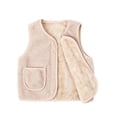 thumbnail image 1 of Automne Hiver Bébé Garçons Filles Gilet Manteau Chaud en Velours, 1 of 8
