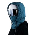 thumbnail image 1 of Visland Skiing Hat Waterproof 3-in-1 Thickened Fleece Lining Outdoor Riding Headgear Adjustable Drawstring Snowproof Thermal Hood, 1 of 8
