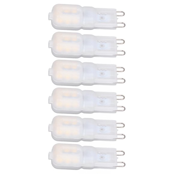 Light Bulb, 6Pcs G9 Led Light Bulb, 3W Chandelier Light Bulbs Energy Saving 360 Degree Light Light Bulb for Home, Retail Gridwall Panels And Units