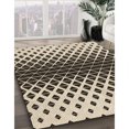 thumbnail image 3 of Ahgly Company Machine Washable Indoor Square Transitional Chocolate Brown Area Rugs, 5' Square, 3 of 7