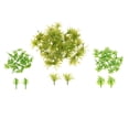 thumbnail image 3 of KLKCMS 100 Pcs Modèle de Paysage Herbe Mini Paysage Herbe Train Herbe Chemin de Fer Vert, 3 of 9