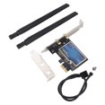 thumbnail image 1 of Carte WiFi PCIE, Carte PCIE 5.3 pour Ordinateur de Bureau, 1 of 8