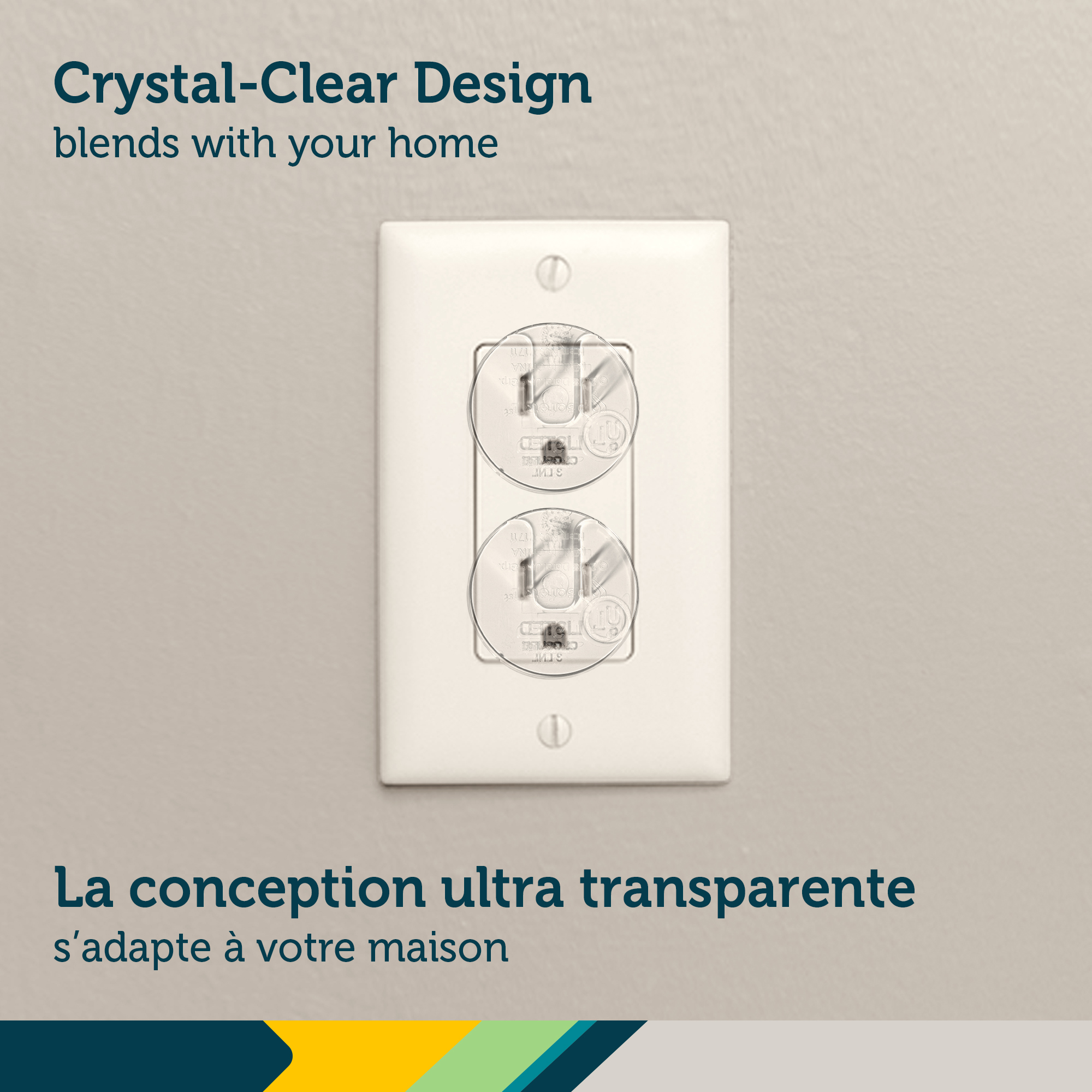 Safety 1st Crystal Clear Plug Protectors