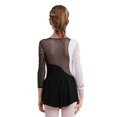 thumbnail image 2 of Ocealan Robe de Danse Ballet pour Filles Enfants avec Strass, Robe de Gymnastique, Patinage Artistique, Justaucorps de Danse Ballet Noir 10, 2 of 5