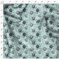thumbnail image 4 of Soimoi Silk Fabric Moon & Stars Galaxy Decor Fabric Printed Yard 42 Inch Wide, 4 of 6