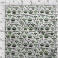 thumbnail image 3 of oneOone Cotton Flex Green Fabric Cowboy Sewing Craft Projects Fabric Prints By Yard 40 Inch Wide, 3 of 5