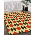 thumbnail image 3 of Ahgly Company Tapis Rectangulaire Lavable en Machine Intérieur Transitionnel Rouge Safran, 8 Pieds x 12 Pieds, 3 of 7