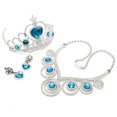 thumbnail image 2 of Parure de bijoux bleue 4 pièces - Accessoire de costume, 2 of 5
