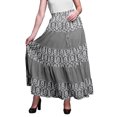 thumbnail image 1 of Bimba Jupes Maxi Imprimées Femmes Style Bohème Gitane Longue Jupe en Coton, 1 of 5