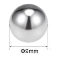 thumbnail image 2 of Uxcell Billes de Roulement Métriques en Acier Inoxydable 304 Grade G100 Billes de Précision 9 mm /0,35 Pouces, 2 of 5