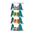 thumbnail image 4 of Birdeem Multi-Layer Letter Shoe Rack, Small Shoe Cabinet for Household Doorstep Balcony, and Economical Folding Shoe Rack for Student Dormitories, 4 of 5