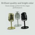 thumbnail image 2 of Microphone Rétro Analogique Accessoire Microphone Style Vocal Classique Accessoires de Photographie de Scène, 2 of 8