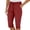 Red, variant on KHONTS Women's Capris with Pockets Loose Fit Casual Capri Pants Dressy Lightweight Ladies Baggy Cargo Pants for Hiking Black XL