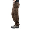 thumbnail image 1 of OmicGot Pantalon Décontracté pour Homme à Multiples Poches Pantalon en Coton Homme Grande Taille Pantalon Cargo Homme Plein Air Randonnée Randonnée Joggers Pantalon Cargo 29-44, 1 of 6