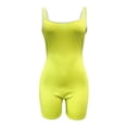 thumbnail image 1 of Baberdicy Combinaisons pour Femmes Liquidation!femmes Décontracté Imprimé Manches Courtes Col en V Ample T-Shirt Blouse Hauts Jaune, 1 of 5