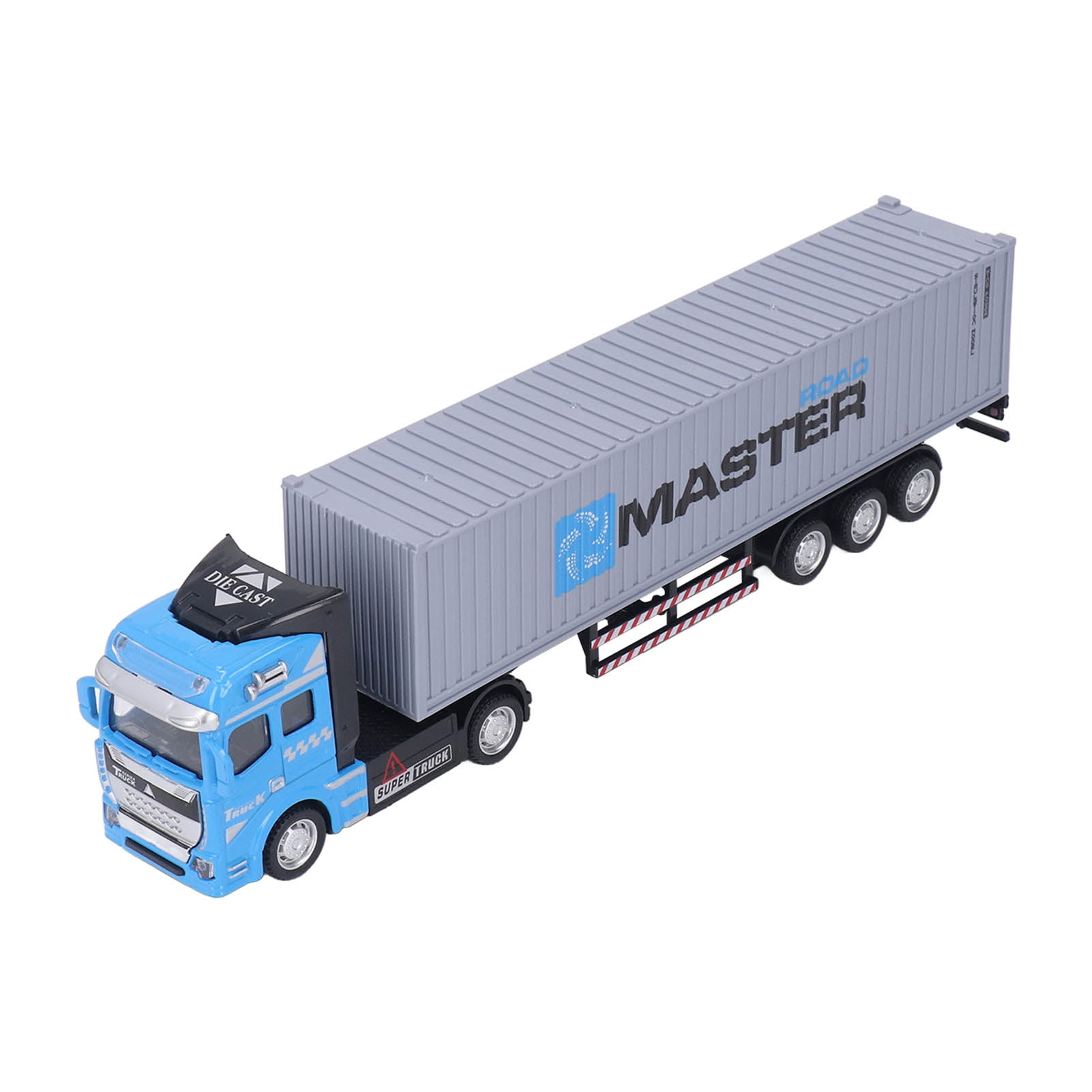 Jouet de Camion Porte-Conteneurs, Modèle de Camion Porte-Conteneurs Jouet en Alliage Camion Porte-Conteneurs Jouet Bleu Modèle de Camion Porte-Conteneurs Éprouvé et Fiable