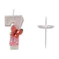 thumbnail image 2 of Yhmxh Bougies d'Anniversaire Papillon Rouges 0-9, Bougie Chiffre Pailletée Papillon Décorations de Gâteau pour Enfants Adultes Anniversaire Mariage Anniversaire Fournitures de Fête Décorations de Noël en Liquidation - Numéro 7, 2 of 6