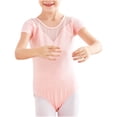 thumbnail image 1 of Birdeem Baby Girls Childrens Dance Clothes Summer Short Sleeves Training Clothes Ballet One-Piece Performance Clothes, 1 of 8