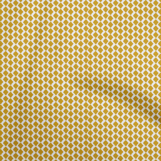 oneOone Silk Tabby Yellow Fabric Block Craft Projects Decor Fabric Printed By The Yard 42 Inch Wide-7Y