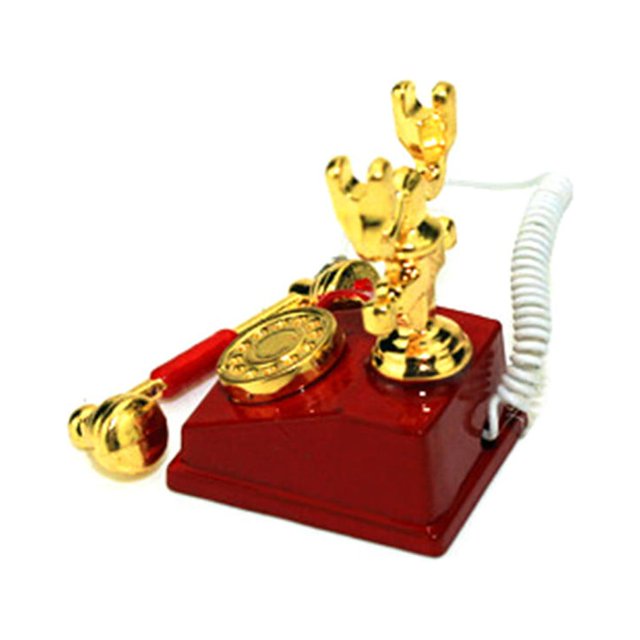 1/12 Scale Miniature Dollhouse Accessories Mini Telephone Toy Kids Toy