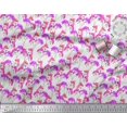 thumbnail image 3 of Soimoi Polyester Crepe Fabric Flower Watercolor Print Fabric by The Yard 42 Inch Wide, 3 of 3