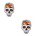 thumbnail image 4 of Maytalsory Exquisite And Fashionable Halloween Enamel Pin Brooch Gift For Gothic Jewelry Enthusiasts human skeleton 2Set, 4 of 6