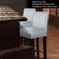 thumbnail image 2 of PiccoCasa Waterproof Bar Stool Covers for Counter Height Side Chair Covers Grey 2, 2 of 9