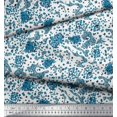 thumbnail image 3 of Soimoi Georgette Viscose Fabric Floral & Leopard Animal Skin Decor Fabric Printed Yard 42 Inch Wide, 3 of 3