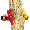 thumbnail image 2 of Fdit Bird Chewing Toys,3pcs Rattan Paper Bird Hanging Cage Toys with Hook Parrots Biting Chewing Toy Accessory,Parrots Playing Toy, 2 of 8