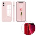 thumbnail image 1 of ziyahi Glass Back Phone Covers with Solid Color Full Rugged Bumper Anti-Slip Design for Iphone 7P/8P/7/8/XS Max/XR/X/XS, 1 of 5